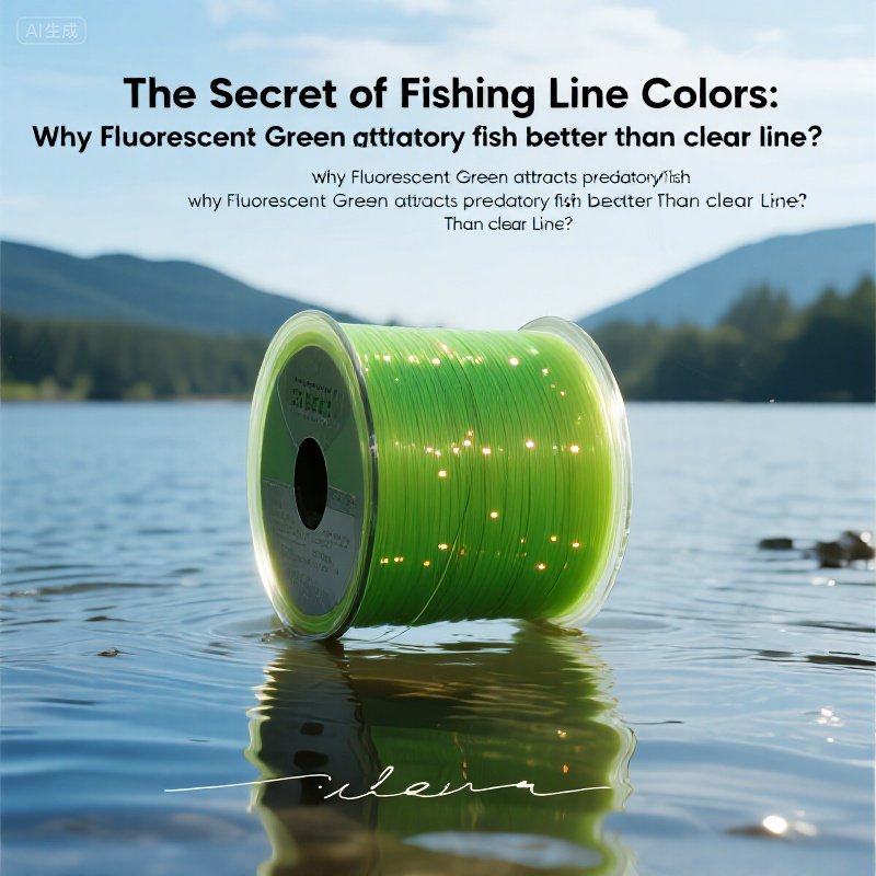 Why Fluorescent Green Attracts Predatory Fish Better Than Clear Line?