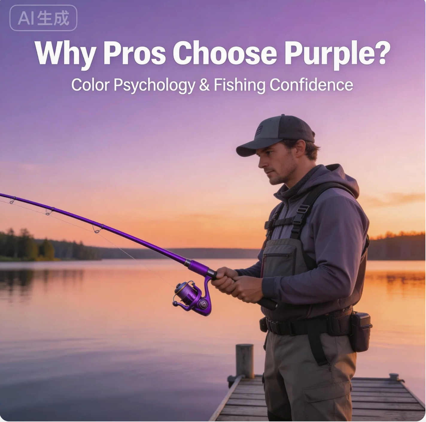 Why Pros Choose Purple? Color Psychology & Fishing Confidence