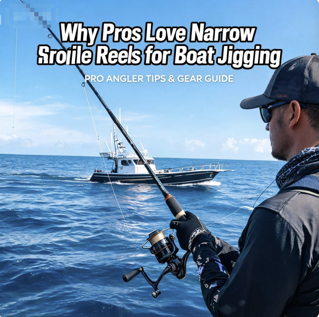Why Pros Love Narrow Profile Reels for Boat Jigging