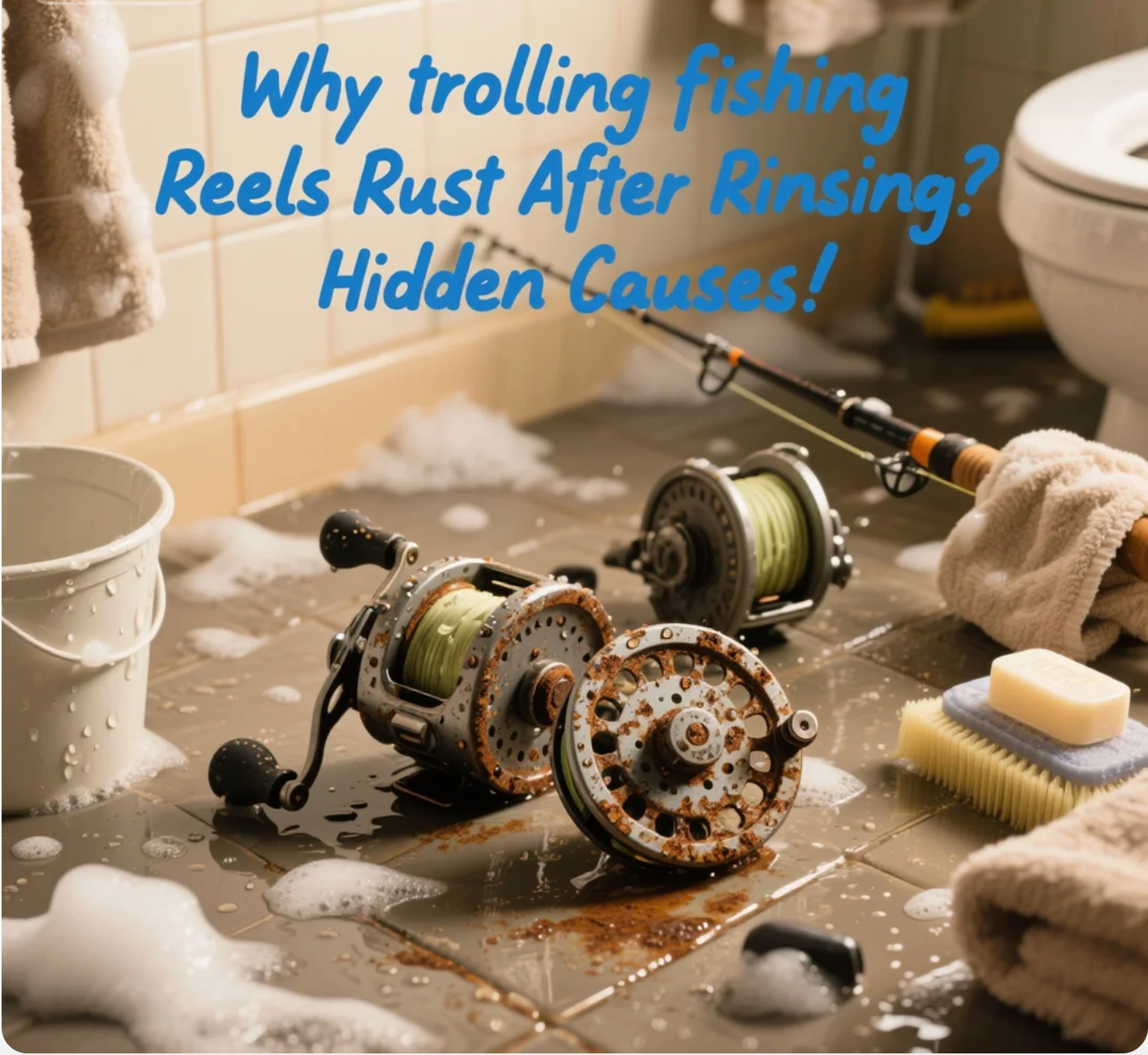 Why  trolling fishing Reels Rust After Rinsing Hidden Causes