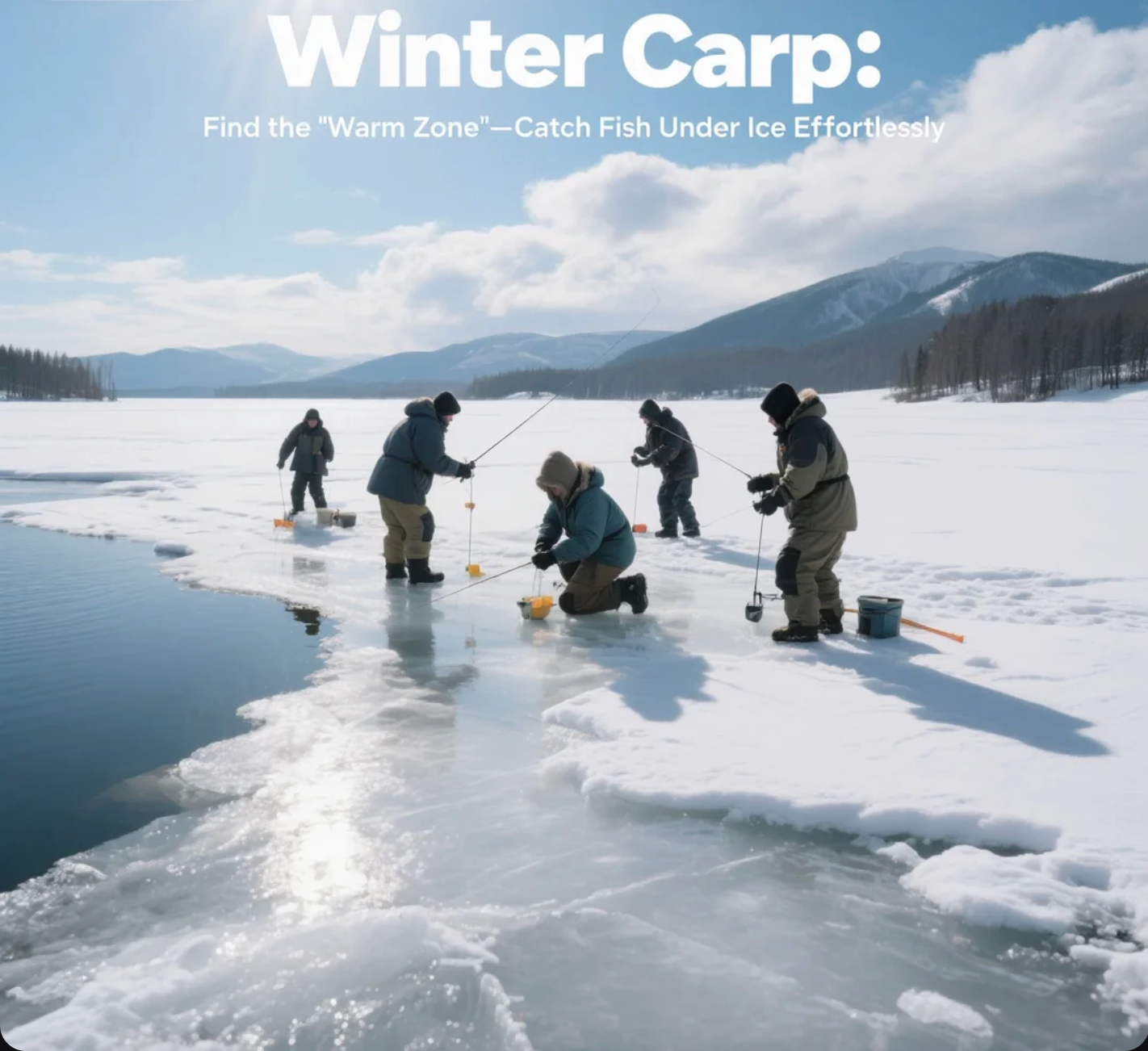 Winter Carp: Find the ‘Warm Zone’—Catch Fish Under Ice Effortlessly