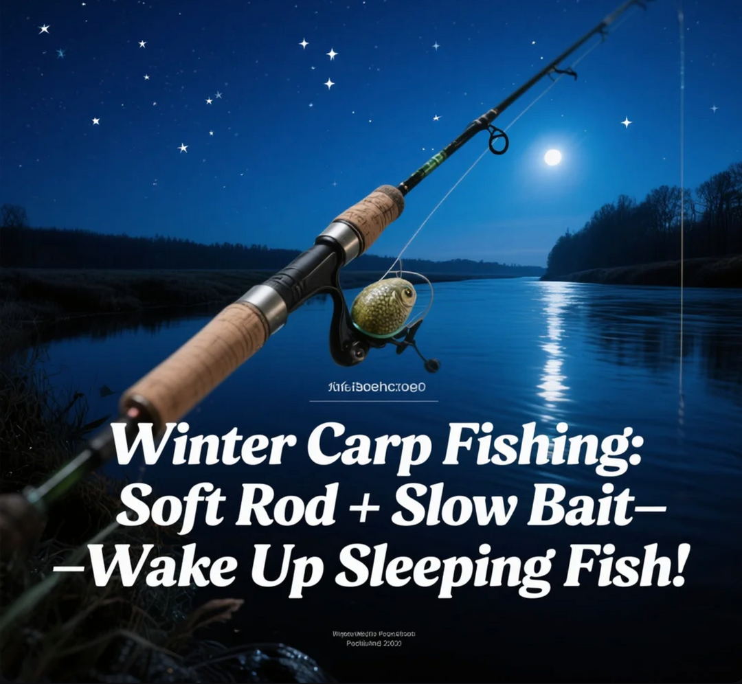Winter Carp Fishing Soft Rod + Slow Bait—Wake Up Sleeping Fish!