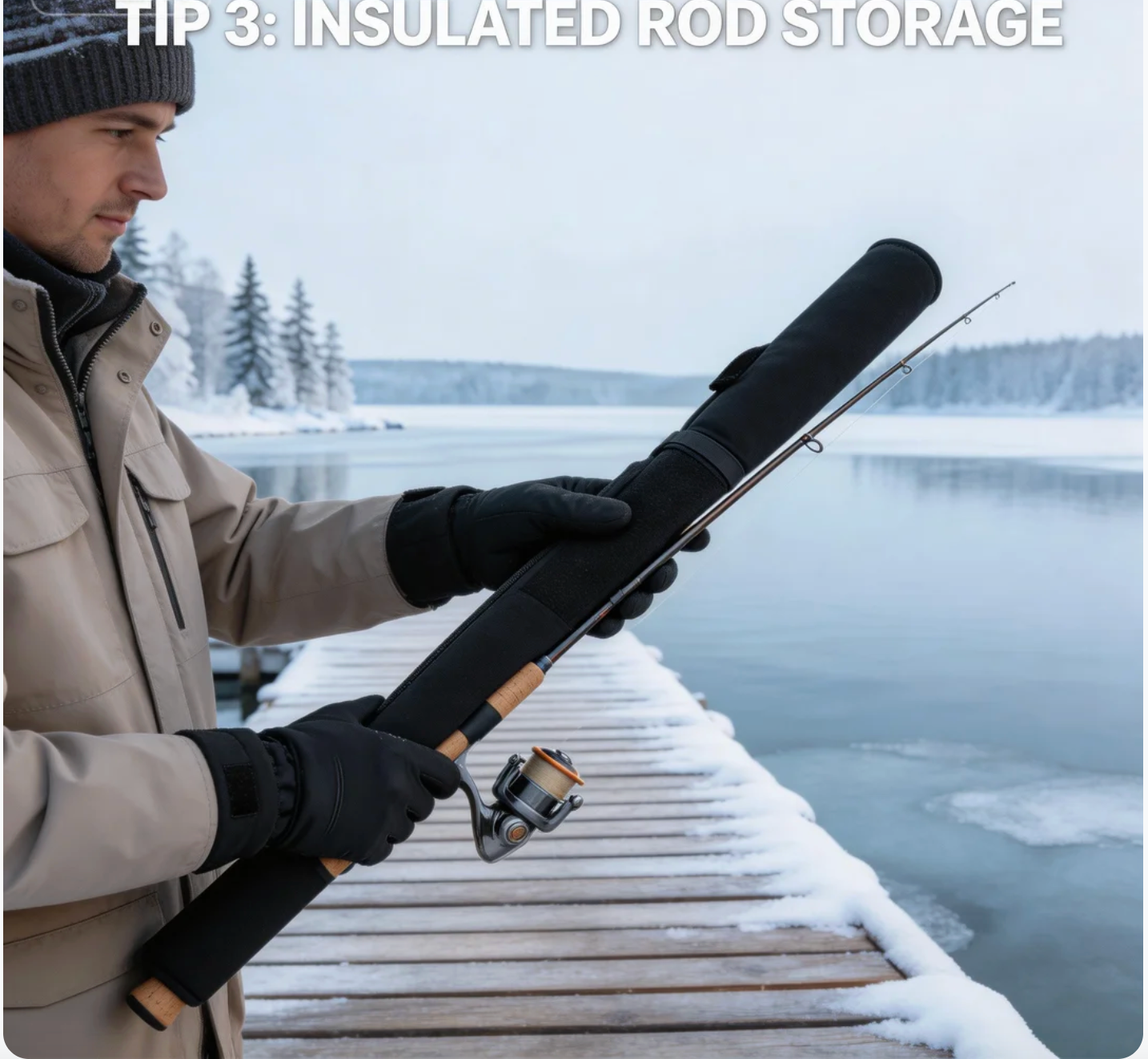 Winter Conventional fishing Rod Use: Warmth + Anti - Freeze, 3 Pro Tip ...