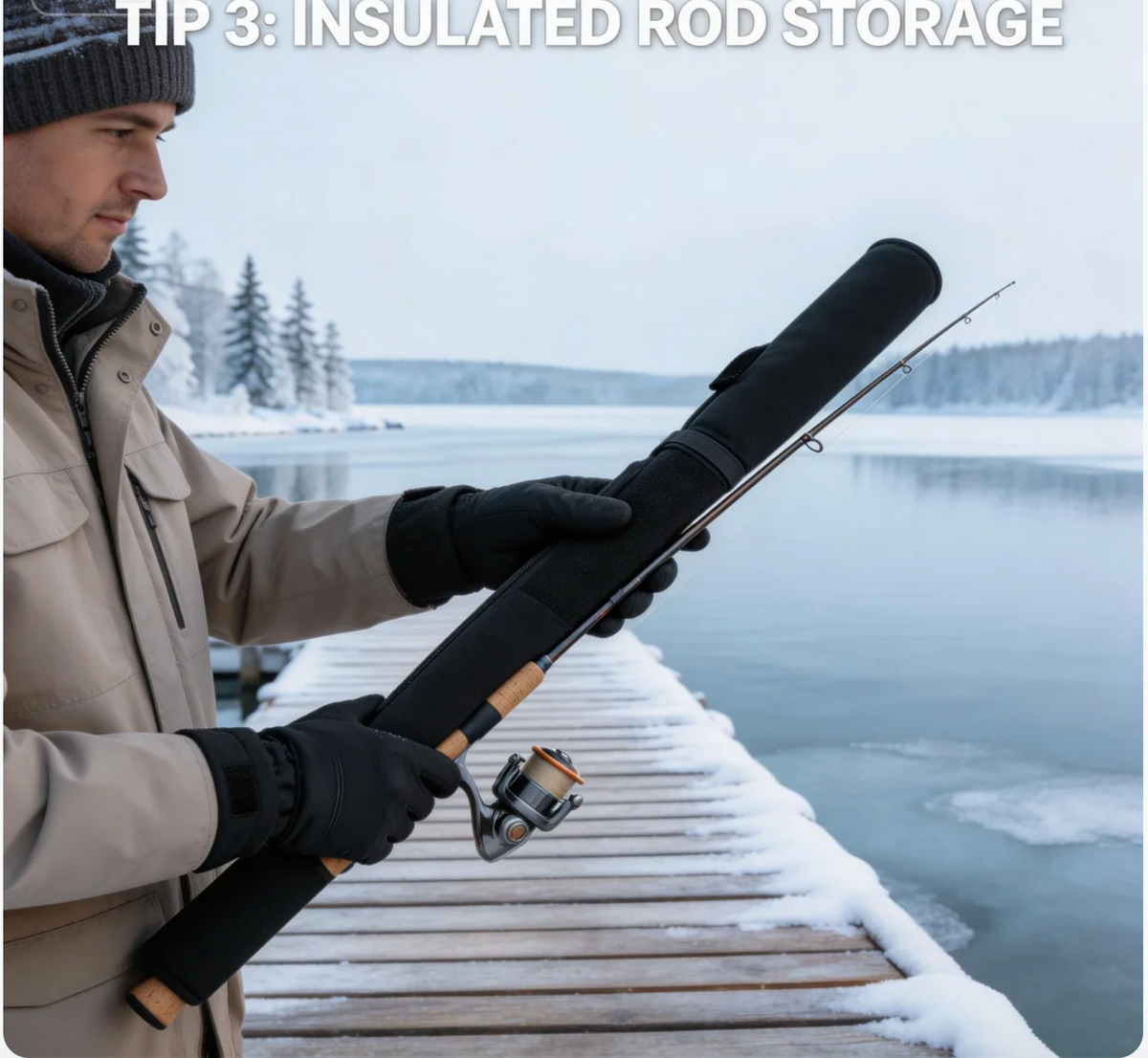 Winter Conventional fishing Rod Use: Warmth + Anti - Freeze, 3 Pro Tip ...