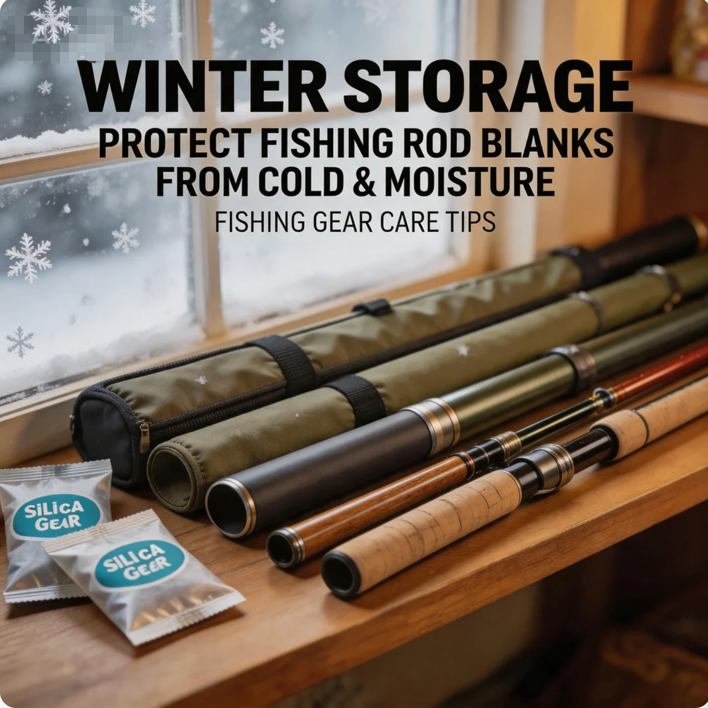 Winter Storage Protect Fishing Rod Blanks from Cold Moisture