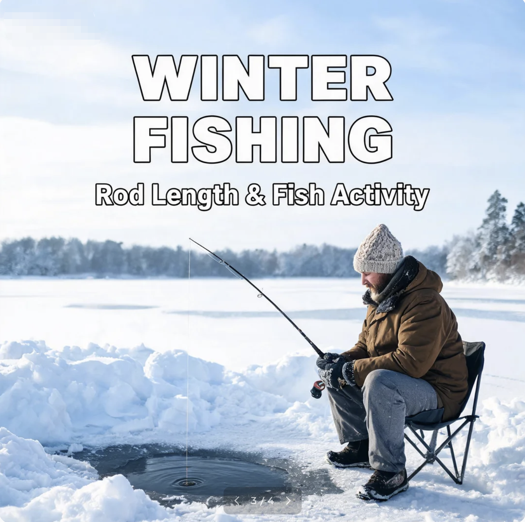 Winter fishing Rod length & fish activity