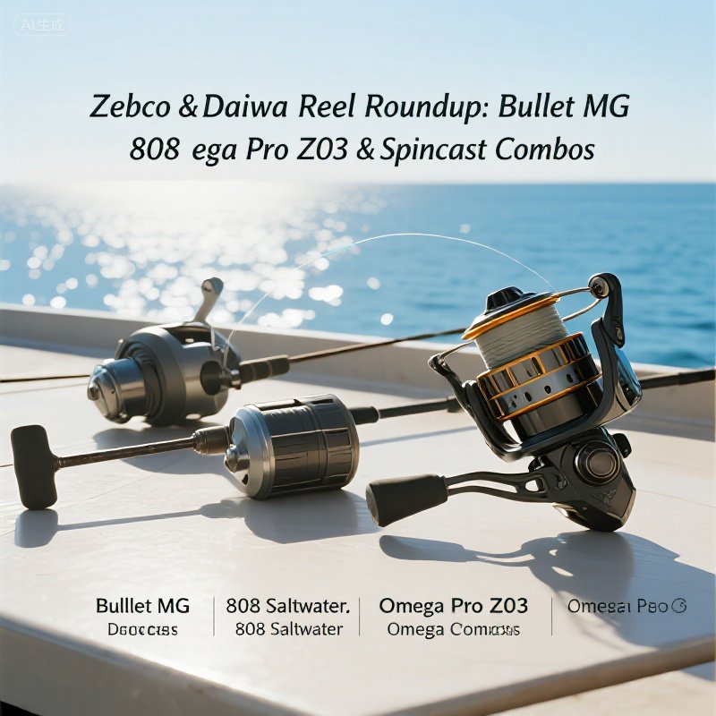 Zebco &amp; Daiwa Reel Roundup spincast reels combo