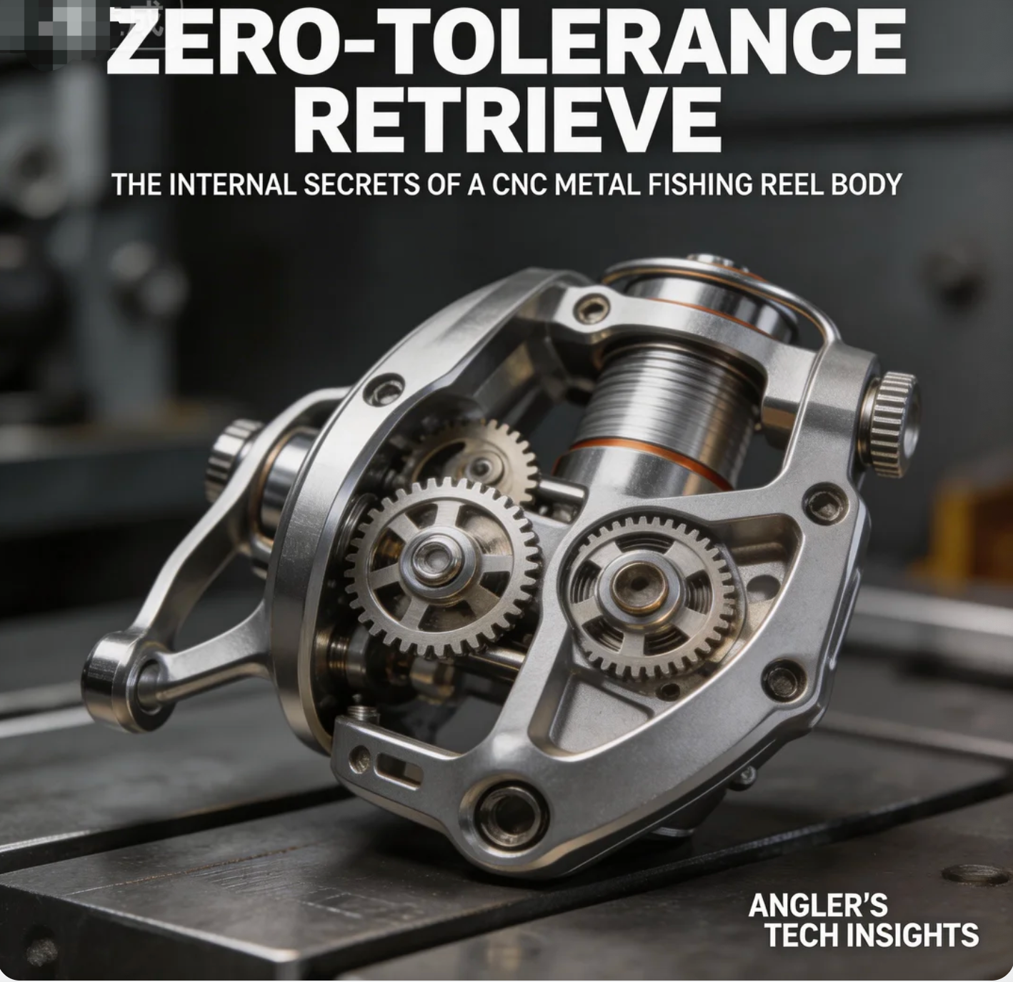 Zero-Tolerance Retrieve The Internal Secrets of a CNC Metal Body for fishing reels