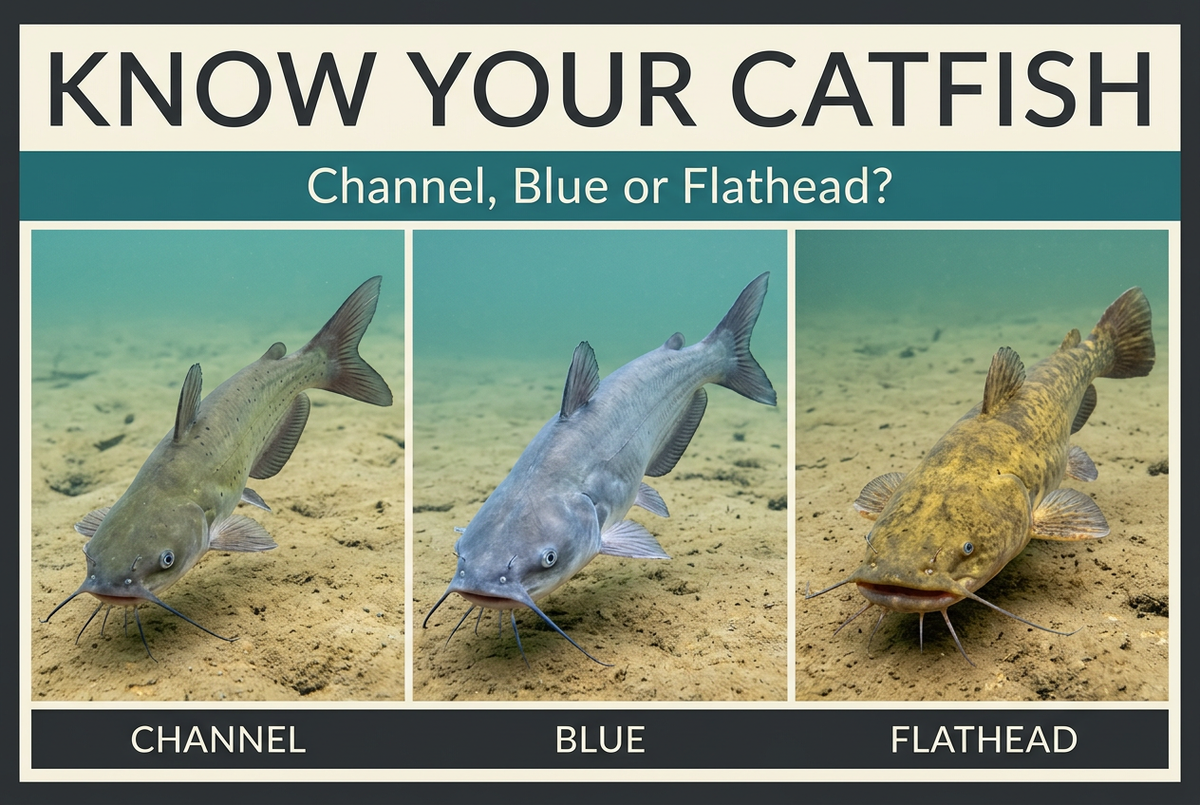 Channel vs Blue vs Flathead Catfish: Key Differences – Goofish® Rod ...