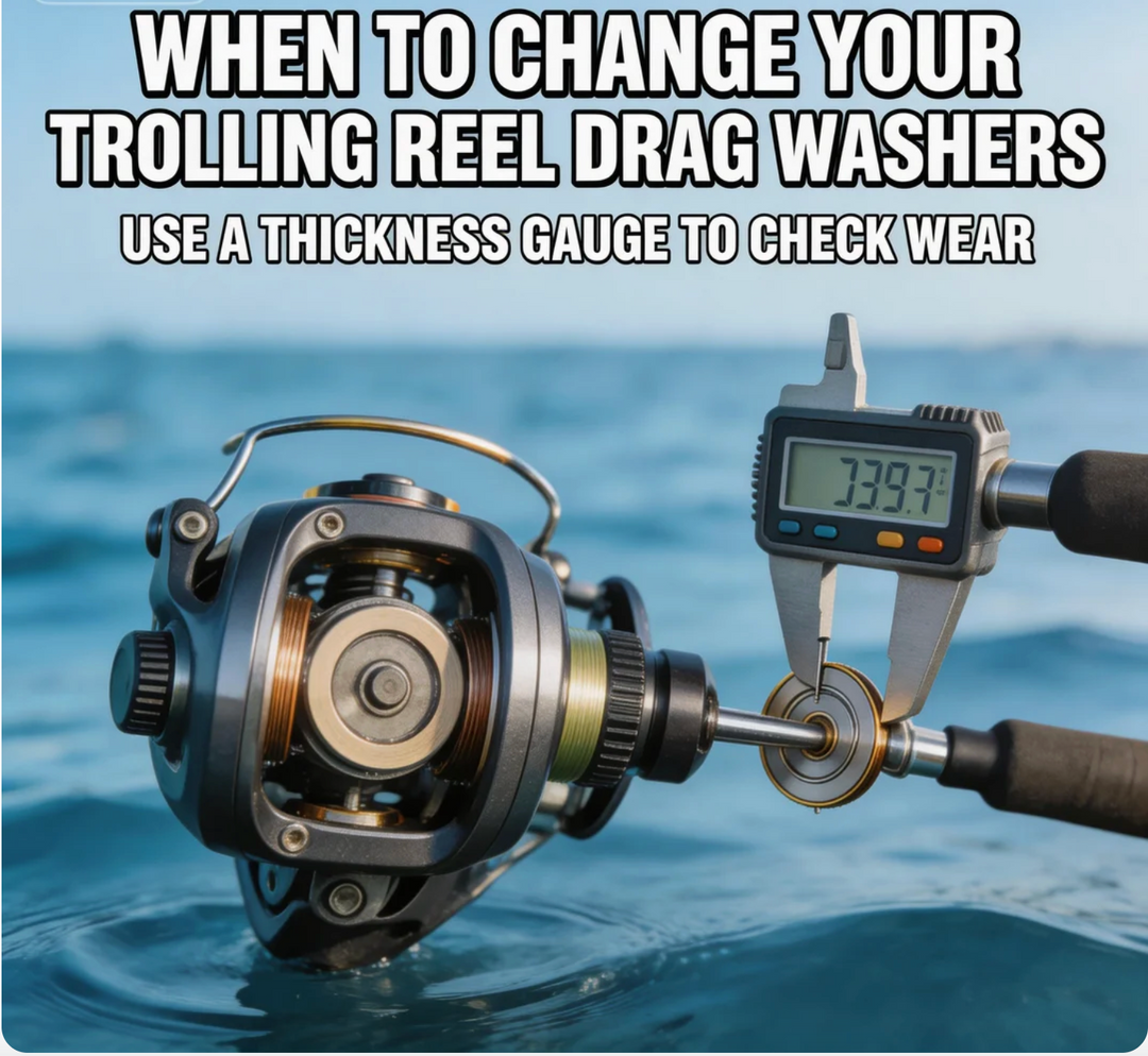 for trolling fishing reels When to Change Drag Washers: Thickness Gauge
