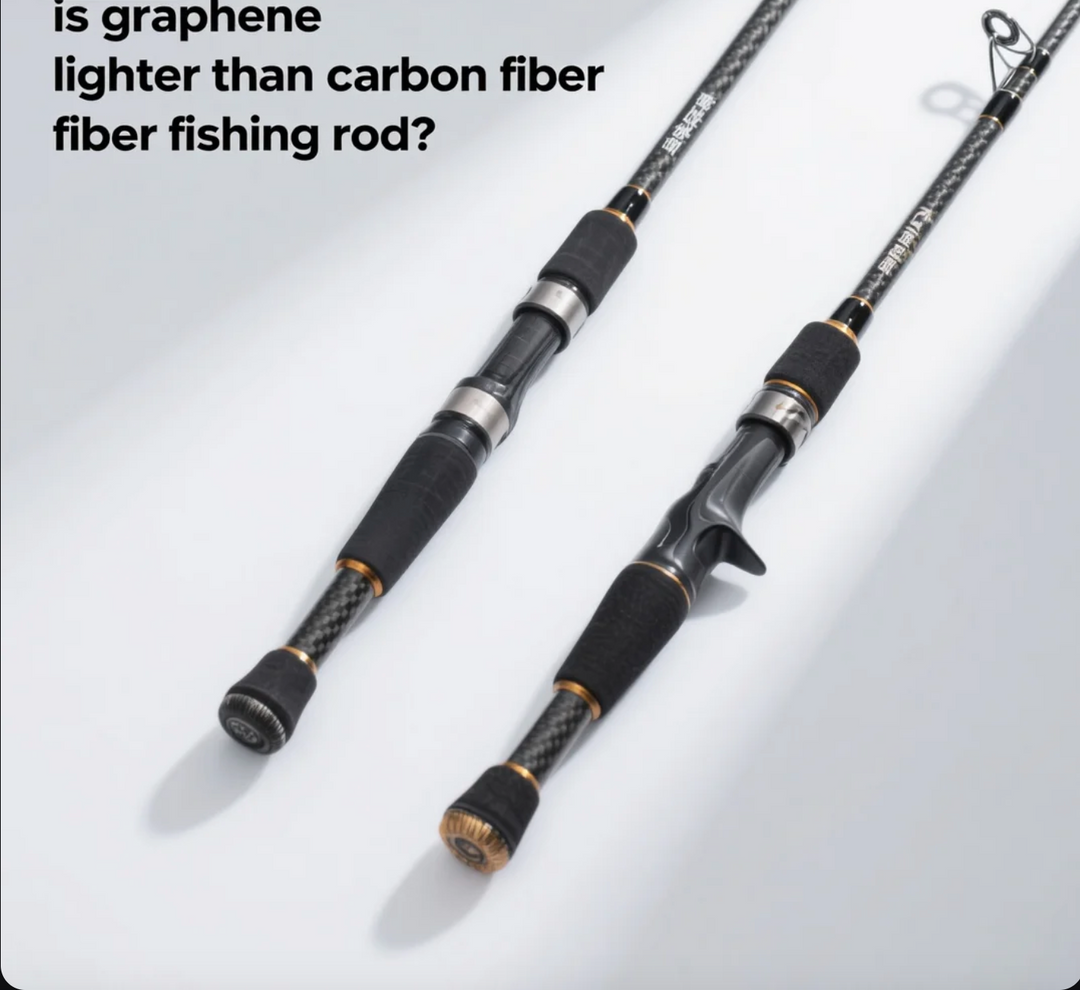 is graphene lighter than carbon fiber fishing rod?