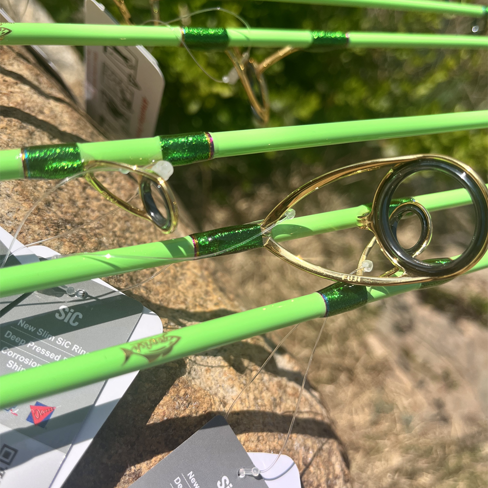 GOOFISH Ares Light Jigging Rod-5.6'(approx 172cm) Jig 40-150g&Solid Nano Blank &Japan Fuji SIC Golden Guide 1 piece / spinning