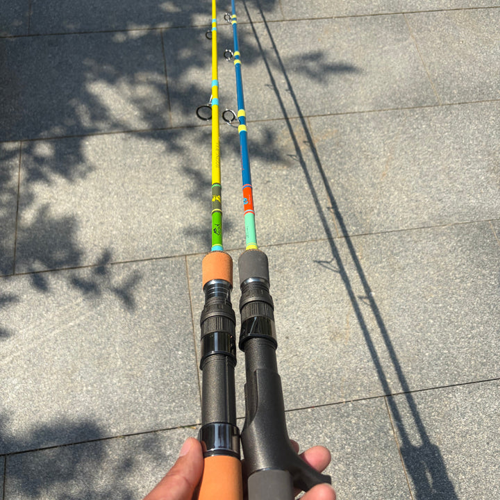 GOOFISH® Ocean Assassin 6'4" MH Jigging Rod | Solid Nano Blank & Titanium/SiC Guides