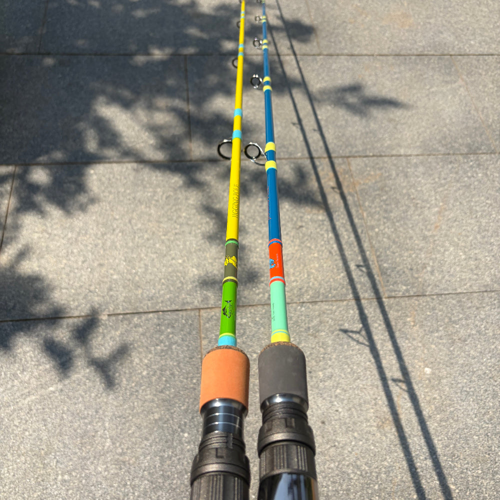 GOOFISH® Ocean Assassin 6'4" MH Jigging Rod | Solid Nano Blank & Titanium/SiC Guides