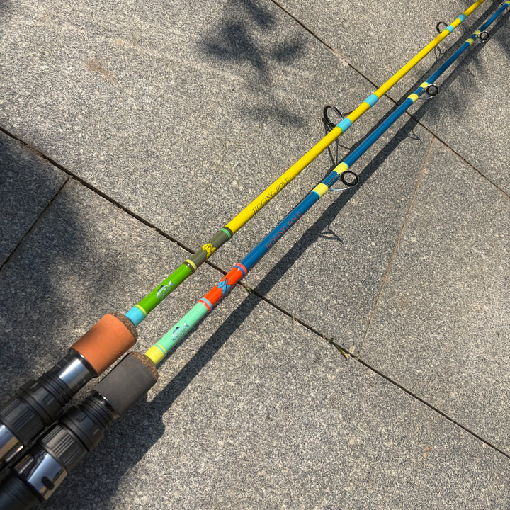 GOOFISH® Ocean Assassin 6'4" MH Jigging Rod | Solid Nano Blank & Titanium/SiC Guides