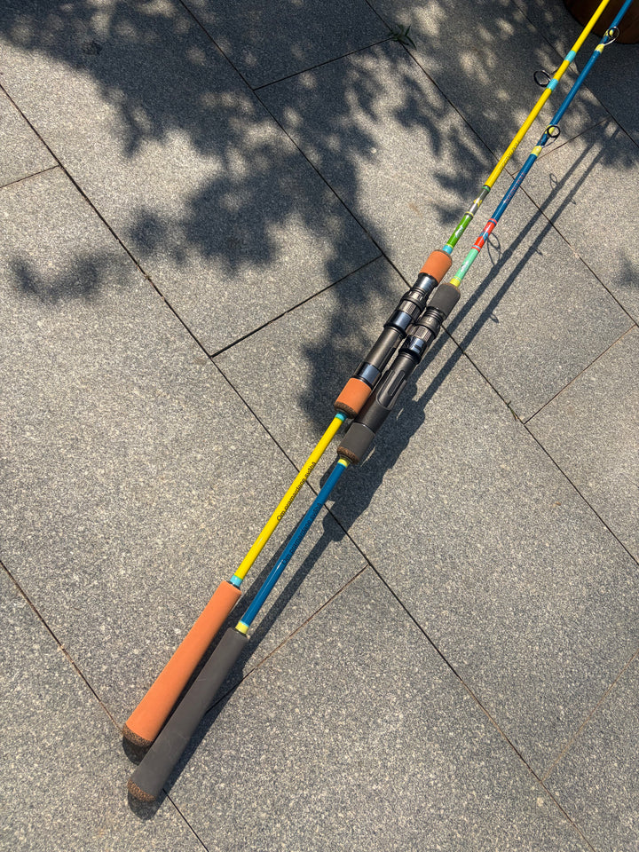 GOOFISH® Ocean Assassin 6'4" MH Jigging Rod | Solid Nano Blank & Titanium/SiC Guides