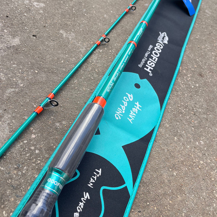 2 piece goofish heavy popping 60-200g rod