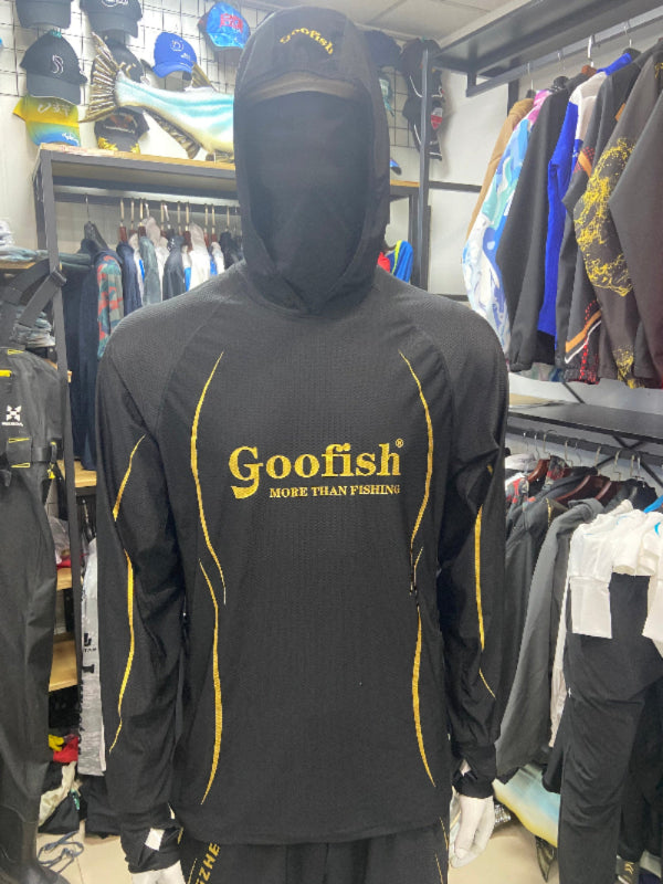 Goofish Long Sleeve Fishing Shirt With Neck Gaiter