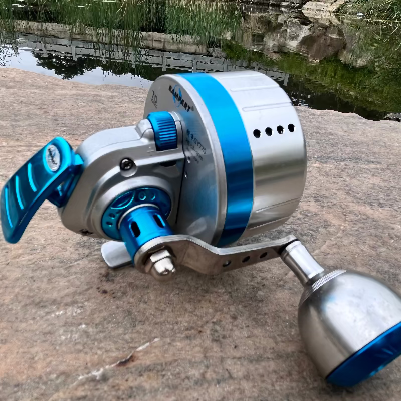 best spin casting fishing reels for money Spincast Reel for Lure Fishing&Archery|7kg Drag,6+1BB,3.9:1 Gear Ratio Silver&Blue / SY770 / Interchangeably