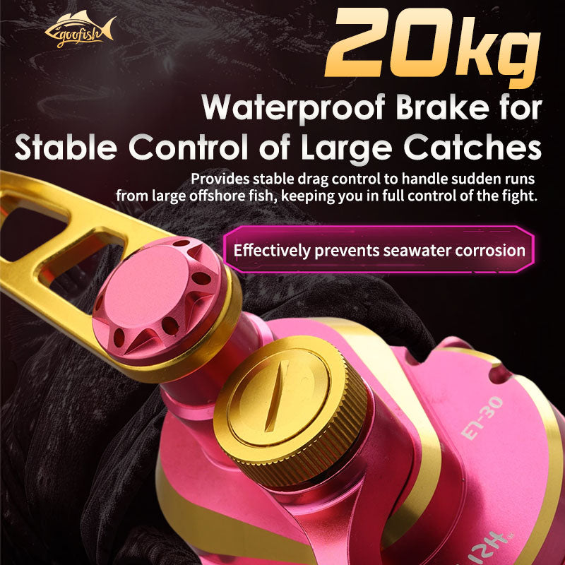 goofish Edge Jigger 30 jigging reel 20 kg brake power
