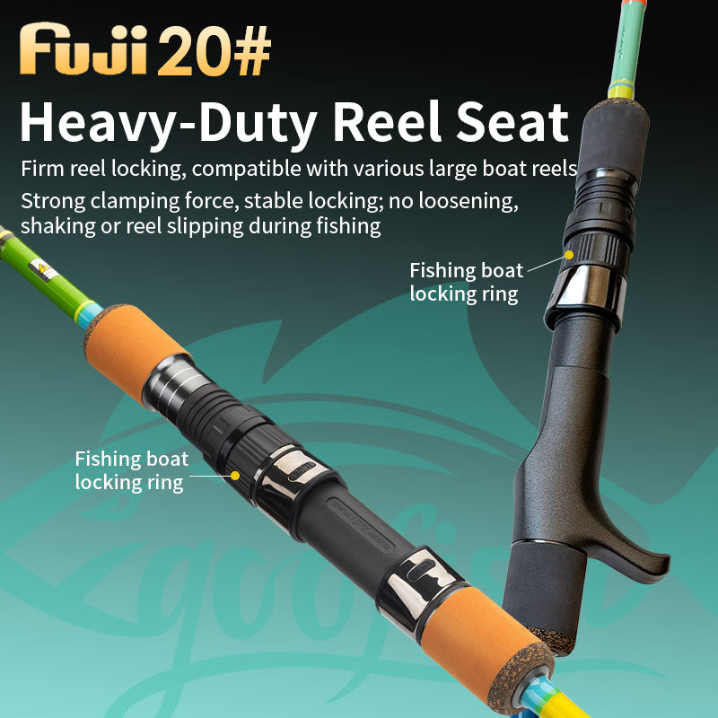 goofish Ocean Assassin fuji big size reel seat