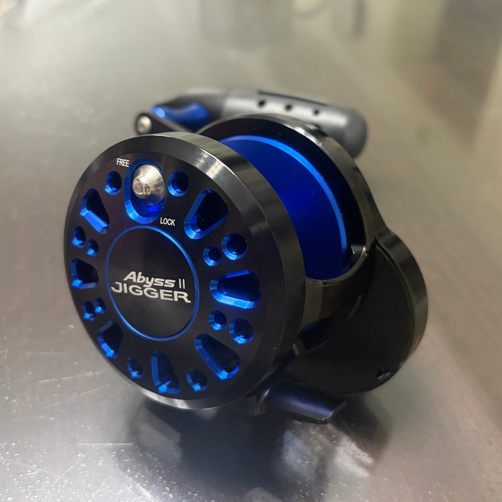 goofish abyss jigger 2 jigging reels with t-bar