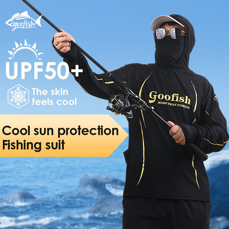 goofish black fishing shirt