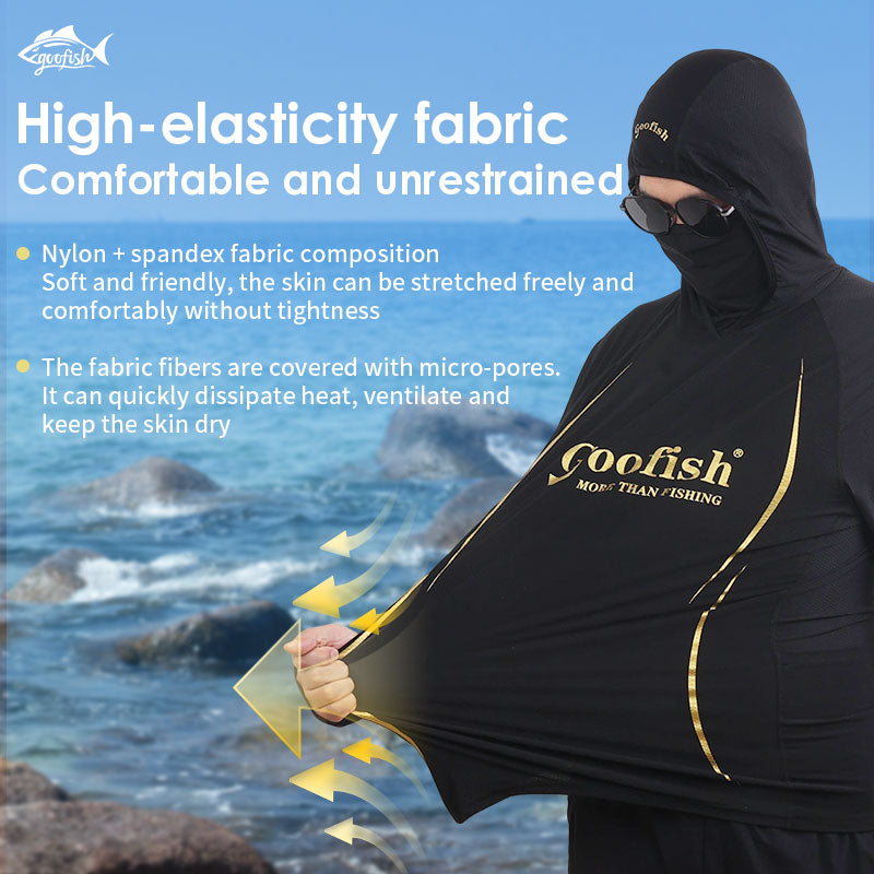 goofish black fishing shirt apparel