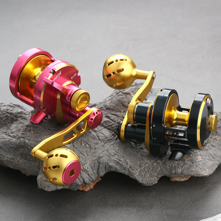 goofish edge jigger 30 pink saltwater jigging reels