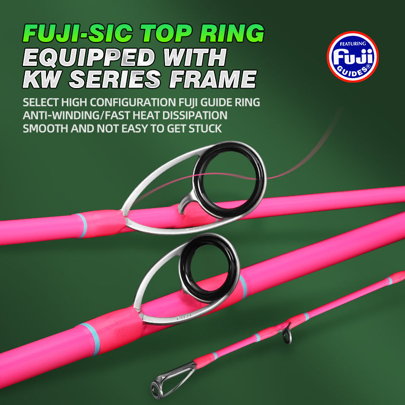 goofish pink mighty deep deep sea slow jigging rod 