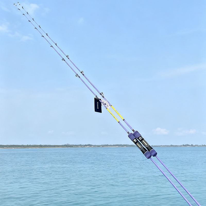 goofish purple 6.2' light jigging rod real pics
