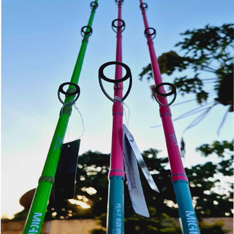 colorful fishing pole GOOFISH® MIGHTY DEEP-6FT(183CM) LENGTH PE1.5-4 MAXJIG 300G JAPAN FUJI – Goofish® Rod-More than fishing