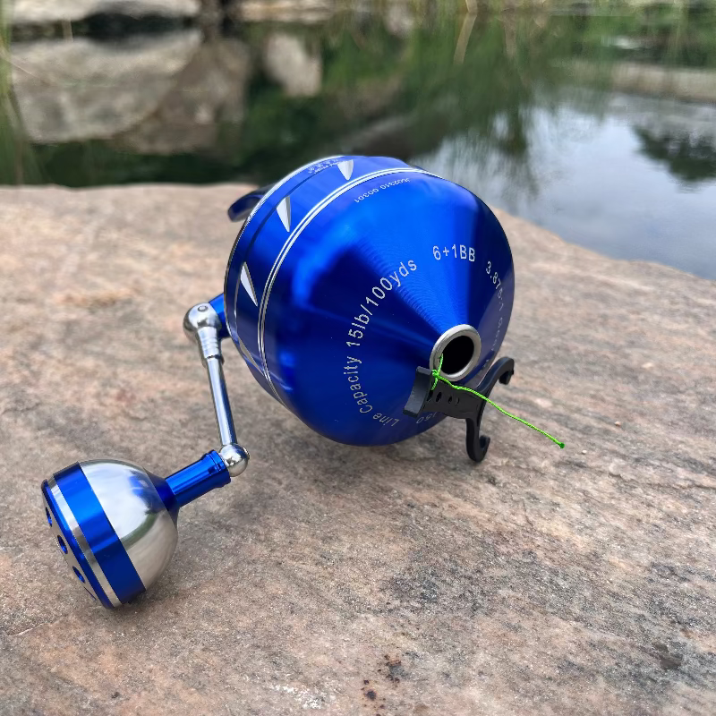 SPINCAST REEl:Spincast Fishing Reel with 6+1 BB,CNC Body J50(Blue) SPINCAST REEl:Spincast Fishing Reel with 6+1 BB,CNC Body J50(Blue)