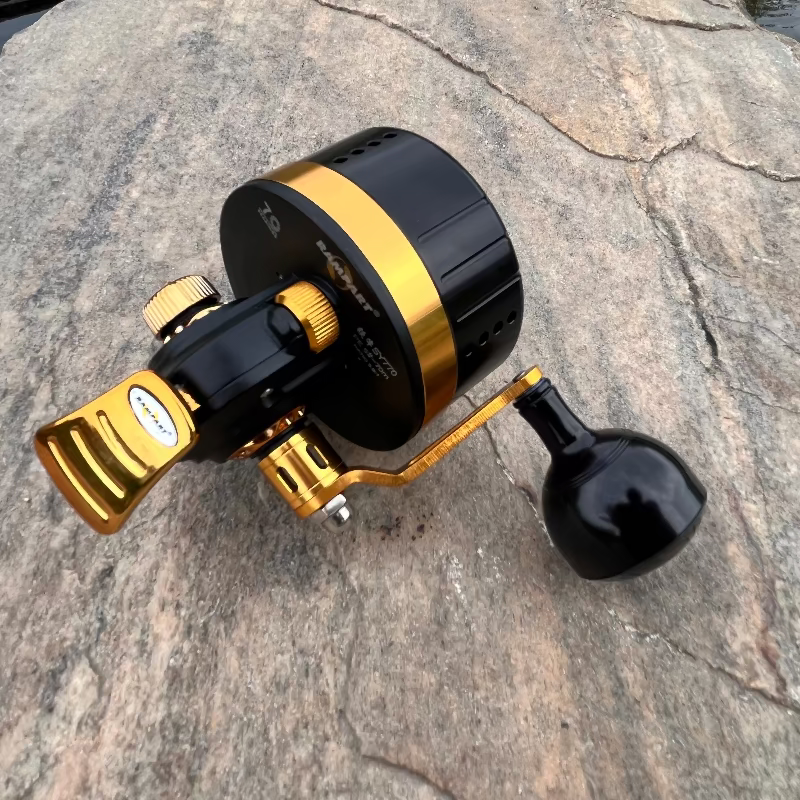 Spincast Reel for Lure Fishing&Archery|7kg Drag,6+1BB,3.9:1 Gear Ratio Silver&Blue / SY770 / Interchangeably Spincast Reel for Lure Fishing&Archery|7kg Drag,6+1BB,3.9:1 Gear Ratio Silver&Blue / SY770 / Interchangeably