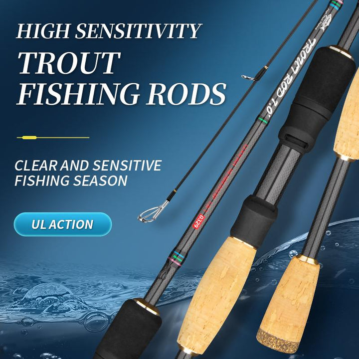 GOOFISH® Freshwater  7.0' Length(Two Section)Trout Fishing Rod with UL Action