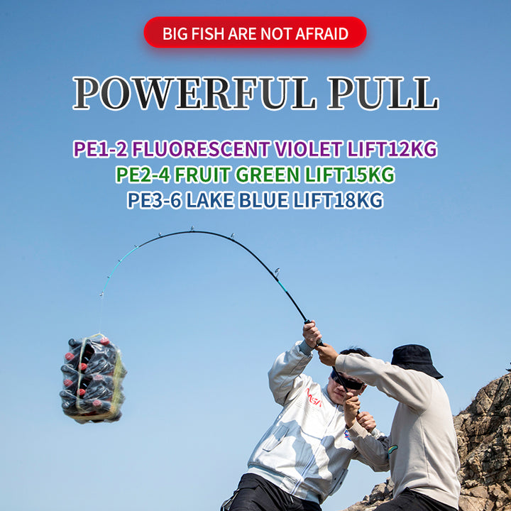 Tcoedm® Solid Nano Blank Series-Three Color and Action 6'6"(195) FUJI Slow Pitch Jigging Rod