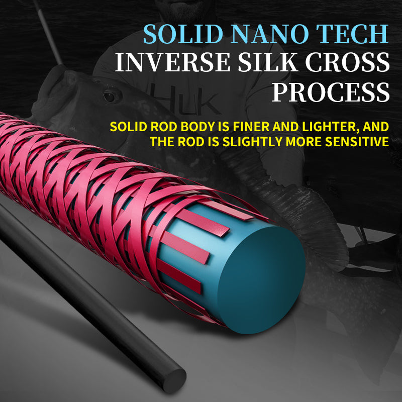 Tcoedm Solid Nano blank construction illustration showing crossed fiber layers around a solid core