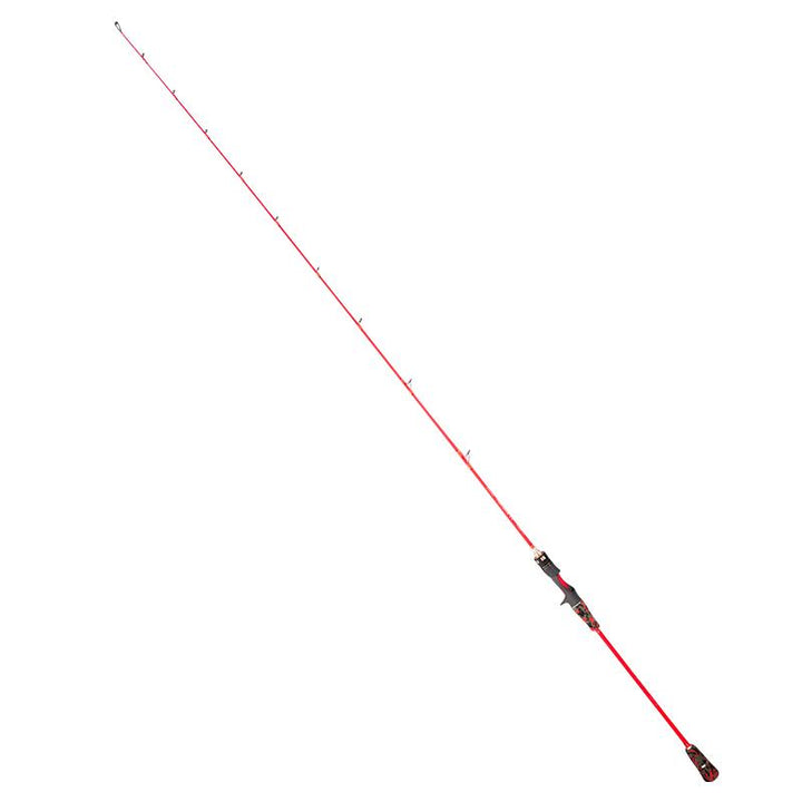 GOOFISH® 6'6"(195cm) Orange Micro Offshore Slow Pitch Jigging Rod 20-100g Jig with Solid Nano Blank