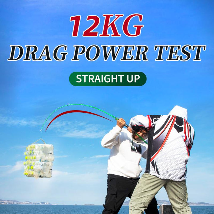 goofish ares jigging rod dead lift power test 