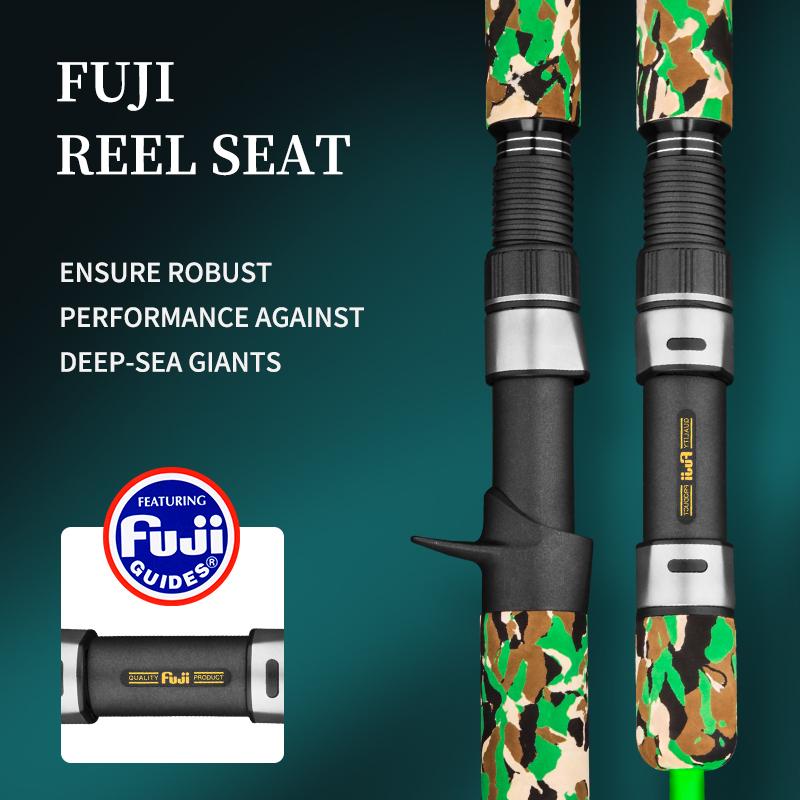 fast jig fishing rod with fuji reel seat